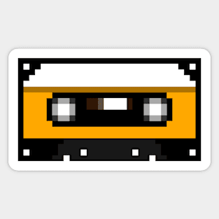 Yellow Cassette Sticker